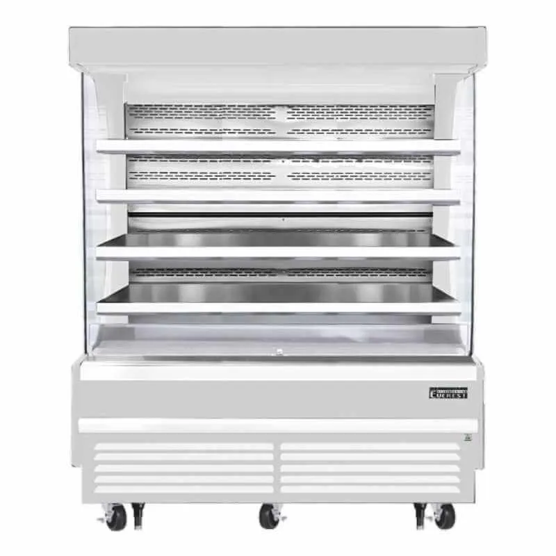 Everest - EOMV-72-W-35-T. Commercial 73 Vertical Open Air Display Merchandiser Refrigerator 37 cu. ft.