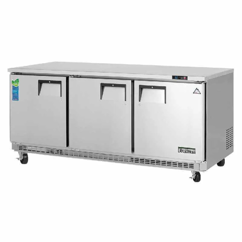 Everest - ETBF3. Commercial 71 Undercounter Worktop Freezer 22cu.ft. NSF