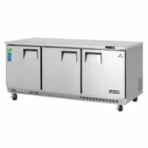 Everest - ETBF3. Commercial 71 Undercounter Worktop Freezer 22cu.ft. NSF