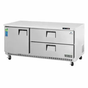 Everest - ETBR3-D2. Commercial 71 2 Drawer Undercounter Refrigerator