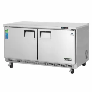 Everest - ETBWF2. Commercial 59 Undercounter Worktop Freezer