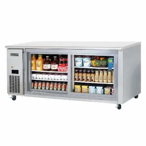 Everest - ETGWR2. Commercial 71 Undercounter Worktop Refrigerator