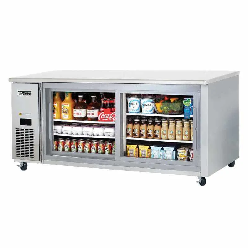 Everest - ETGWR2. Commercial 71 Undercounter Worktop Refrigerator