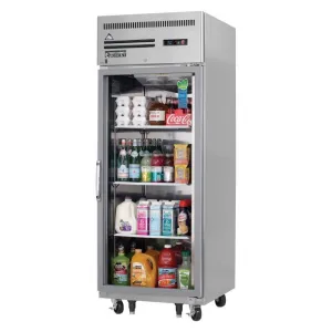 Everest's - ESGR1. 29 One Glass Door Reach-In Refrigerator 23 cu.ft.