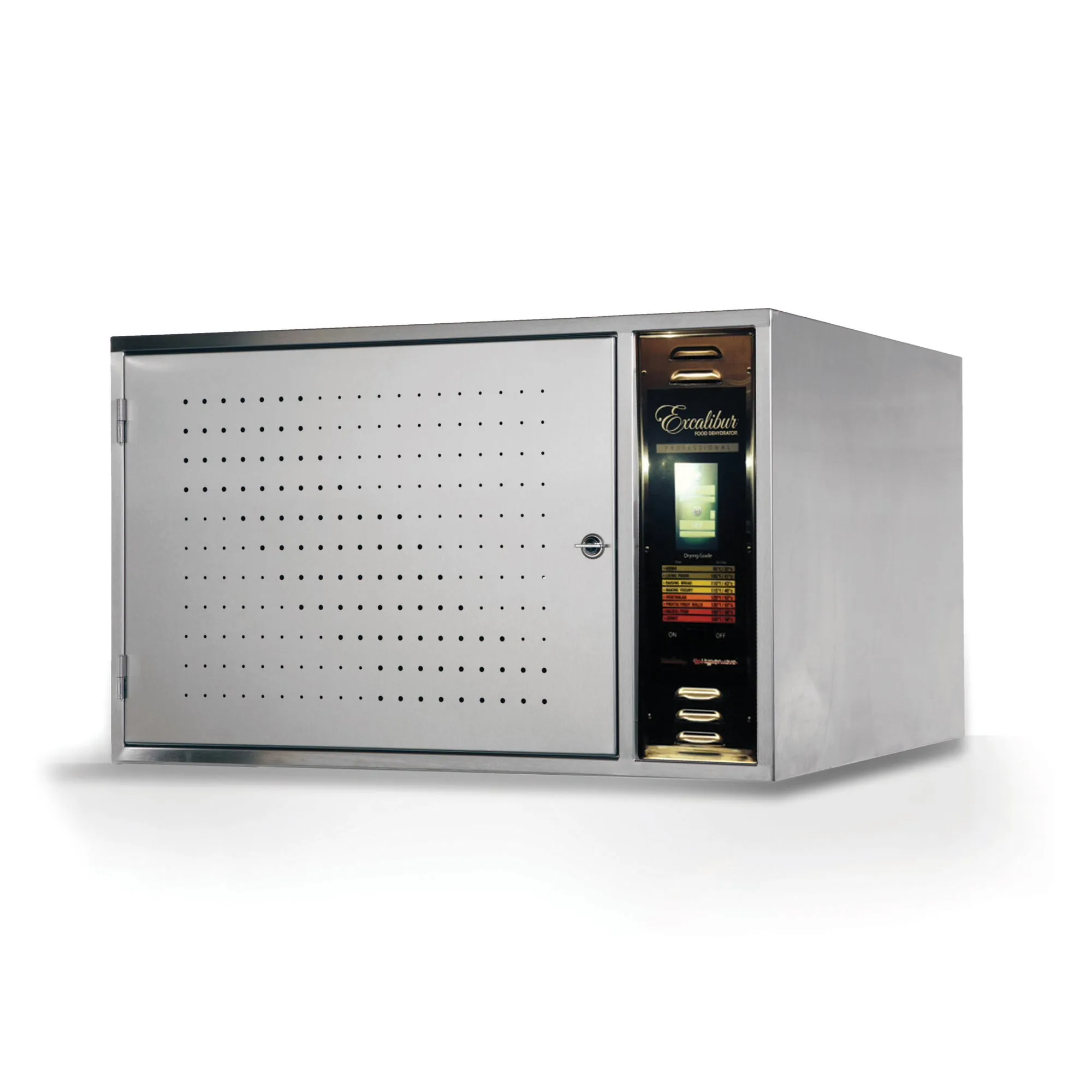 Excalibur - COMM1. Excalibur 12-Tray Single-Zone Commercial Food Dehydrator. in Stainless Steel