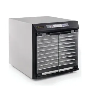 Excalibur - EXC10EL. Excalibur 600W Stainless Steel 10 Tray Commercial Food Dehydrator with Adjustable Temperature Control and Two 99-Hour Timers