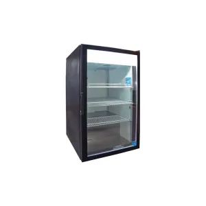Excellence Industries - CTM-7HC. 21 Commercial 1 Swing Glass Door Countertop Refrigerated Merchandiser 7 cu.ft.