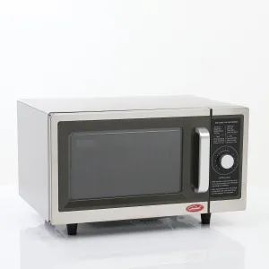 General - GEW1000D. General Foodservice Commercial Microwave with Dial Control. 1000 Watt. in Stainless Steel
