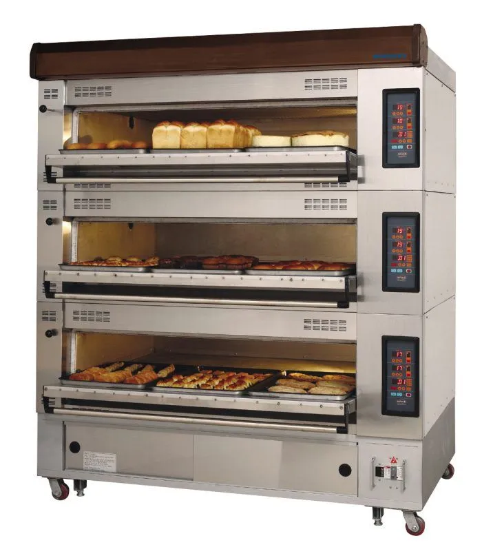 Gk & Radiance - RBDO-23U . Deck Ovens. 2 Trays 3 Tiers. Tray Size 18 x 26