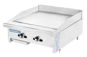 Gk & Radiance - TATG-24 . Griddle. Thermostat. 24 Wide