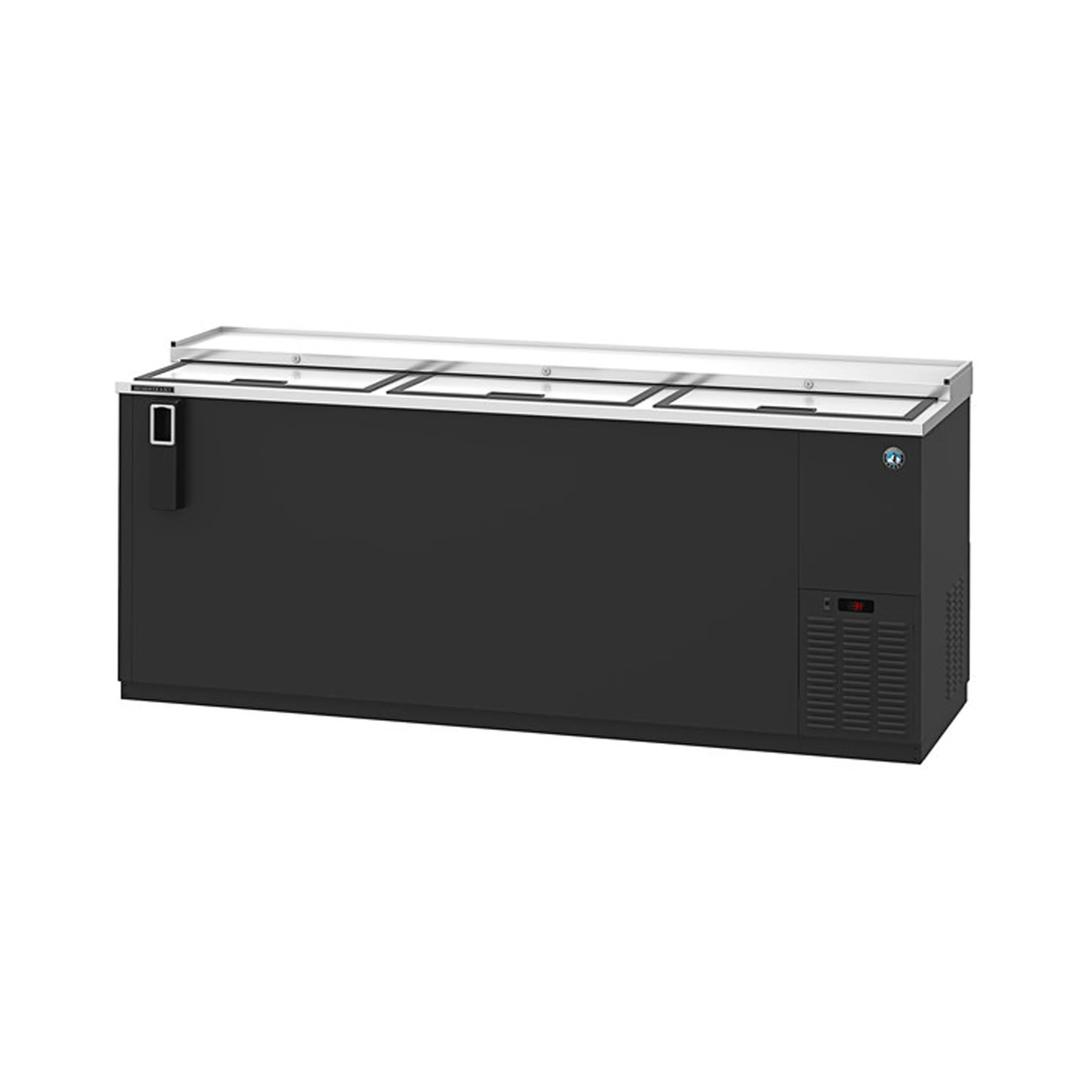 Hoshizaki - CC80. Commercial 80 Black Horizontal Bottle Cooler 24.67cu.ft.