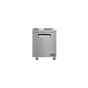 Hoshizaki - EUR27A. Commercial 27 Single Section Undercounter Refrigerator Stainless Door 6.33cu.ft.