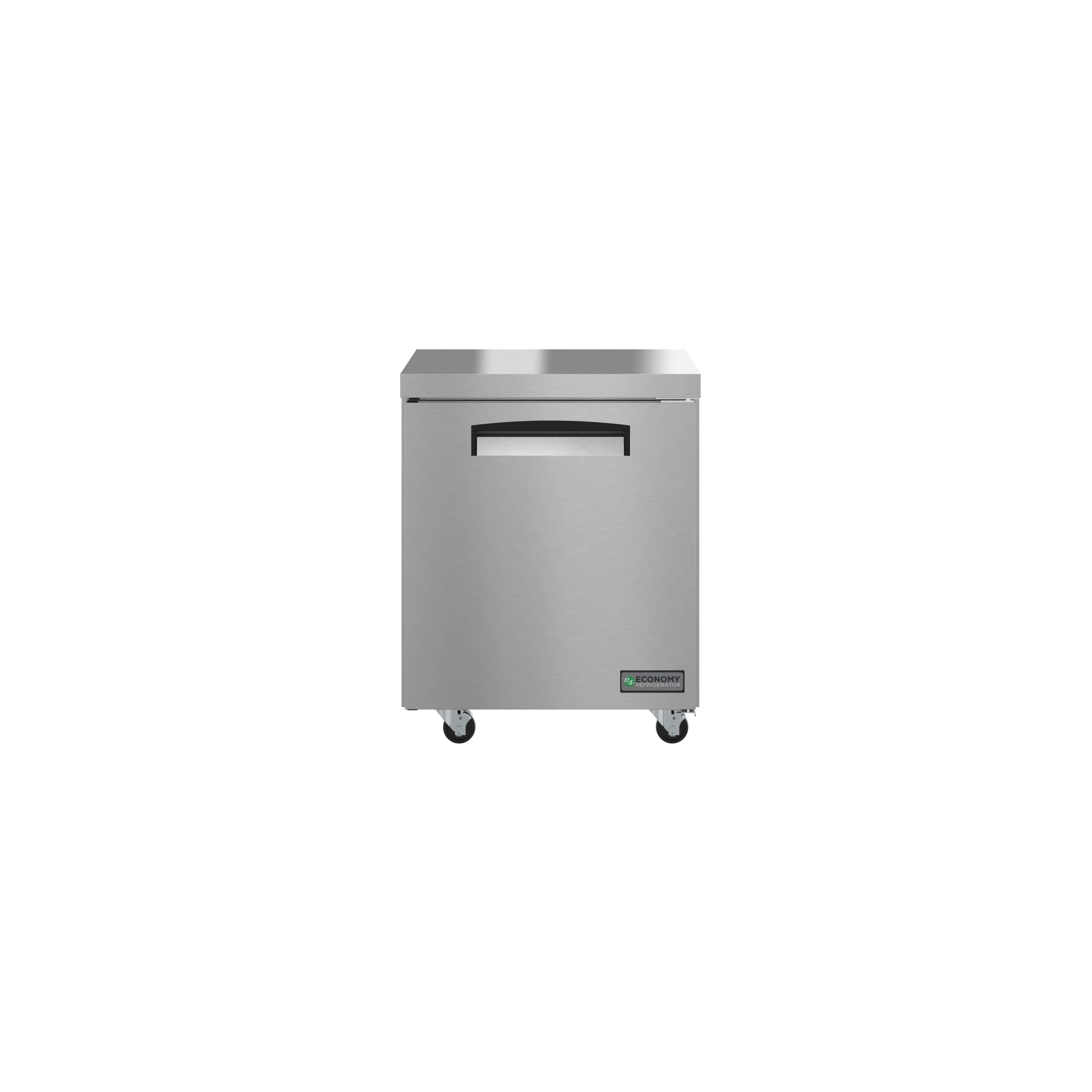 Hoshizaki - EUR27A. Commercial 27 Single Section Undercounter Refrigerator Stainless Door 6.33cu.ft.
