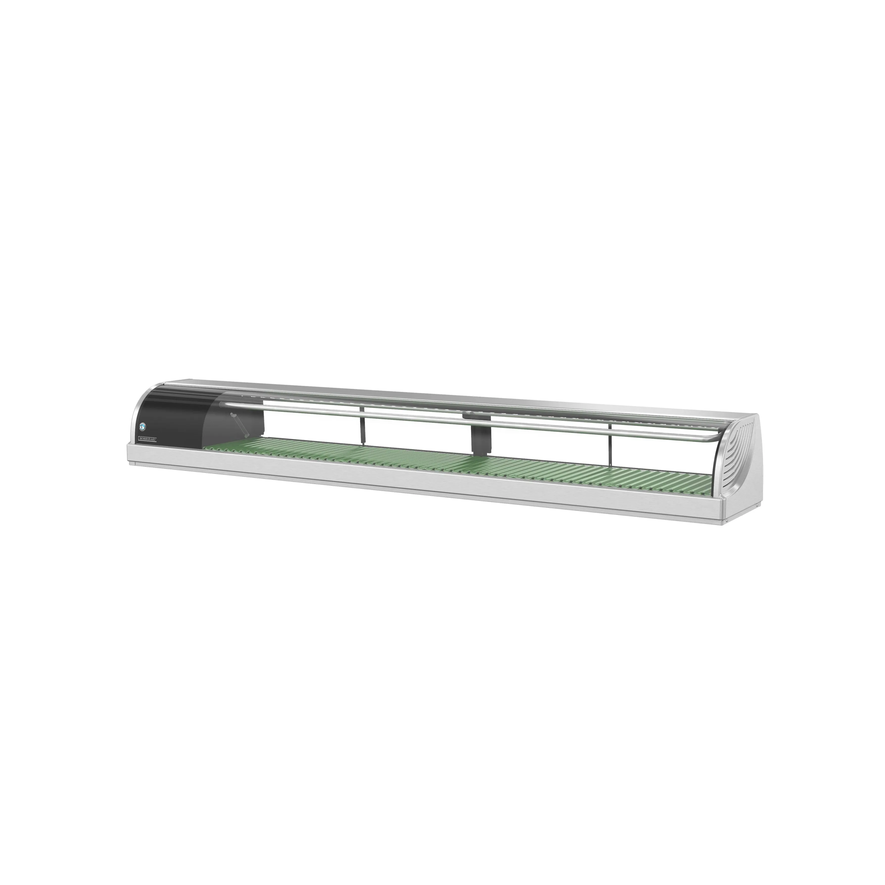 Hoshizaki - HNC-210BA-L-SLH. Commercial 83 Curved Glass Refrigerated Sushi Display Case 3.07cu.ft.