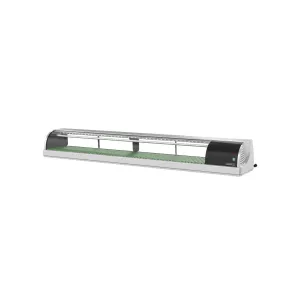 Hoshizaki - HNC-210BA-R-SLH. Commercial 83 Curved Glass Refrigerated Sushi Display Case 3.07cu.ft.