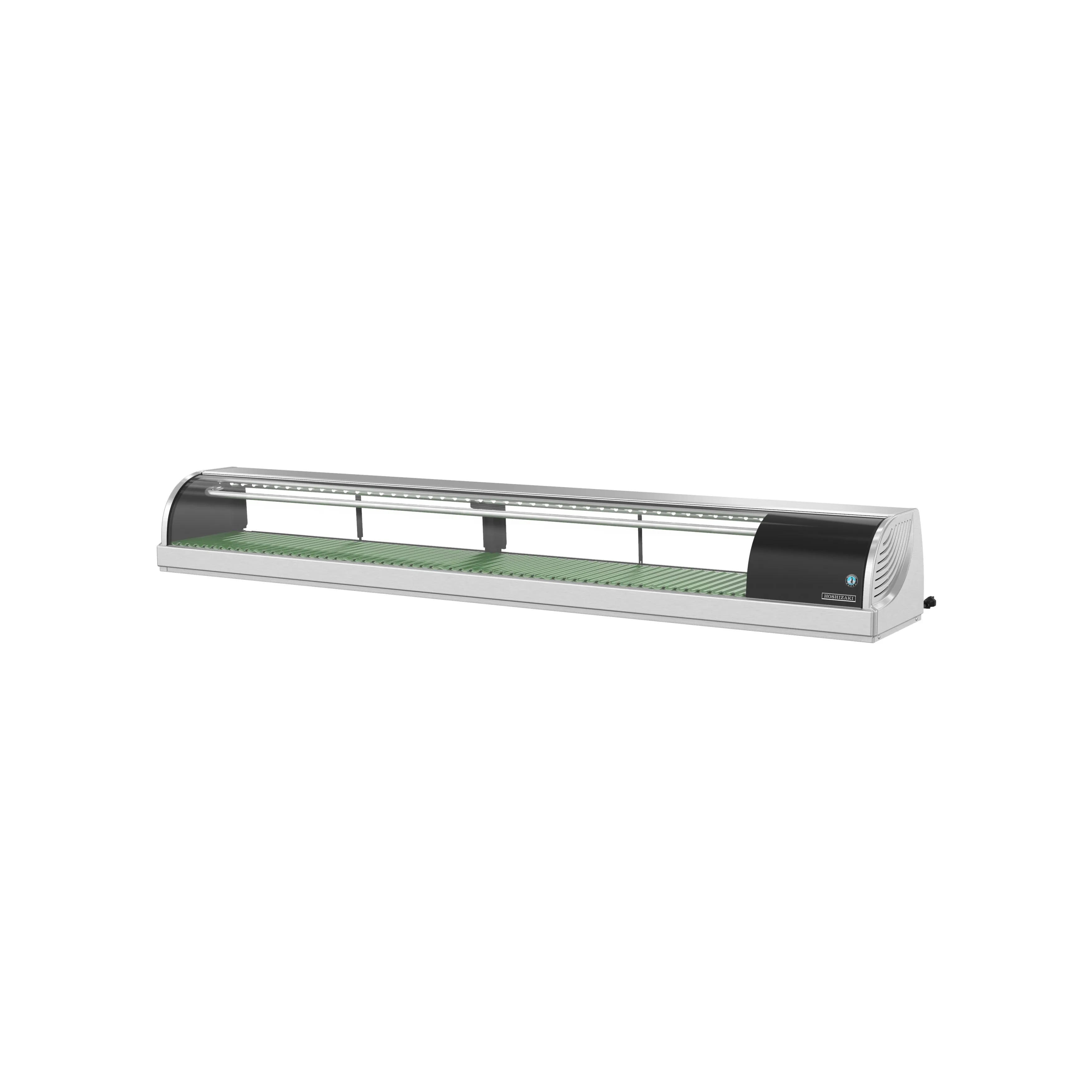 Hoshizaki - HNC-210BA-R-SLH. Commercial 83 Curved Glass Refrigerated Sushi Display Case 3.07cu.ft.