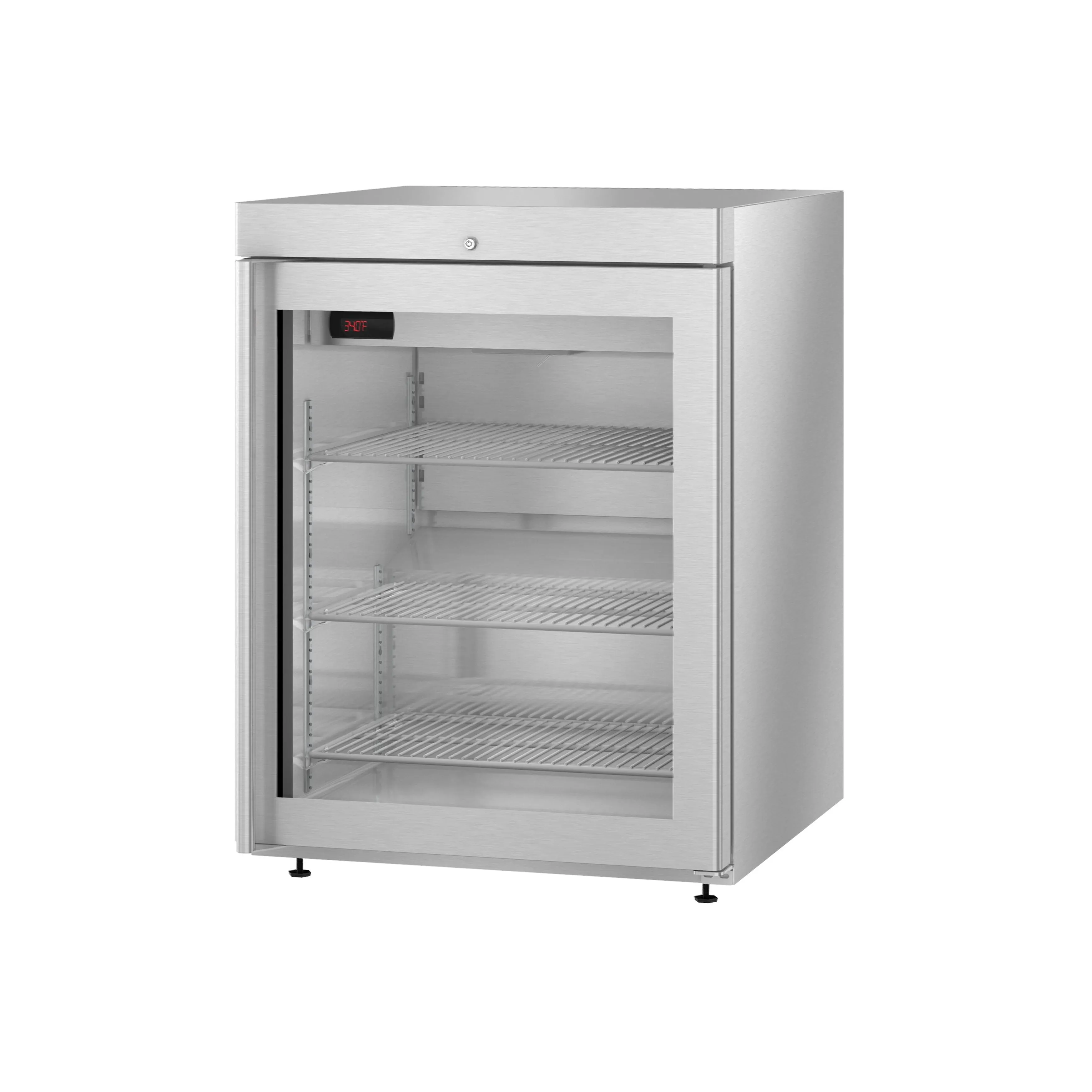 Hoshizaki - HR24C-G. Commercial 23.4 1 Solid Door Stainless Steel Undercounter Reach-In Refrigerator 3.87cu.ft.