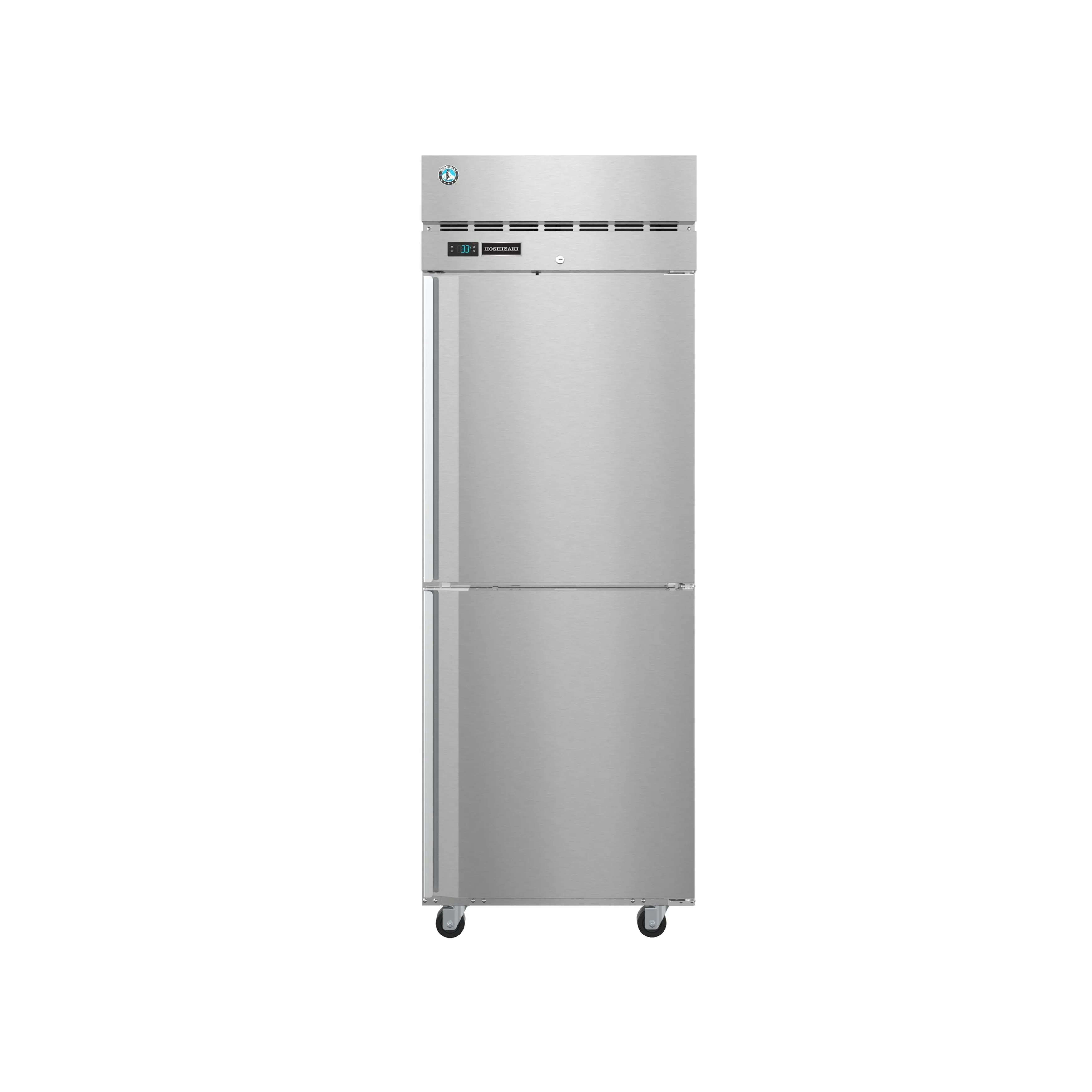 Hoshizaki - PT1A-HS-HS. Commercial 27.5 Half Solid Door Pass-Through Refrigerator Single Section 24.2cu.ft.
