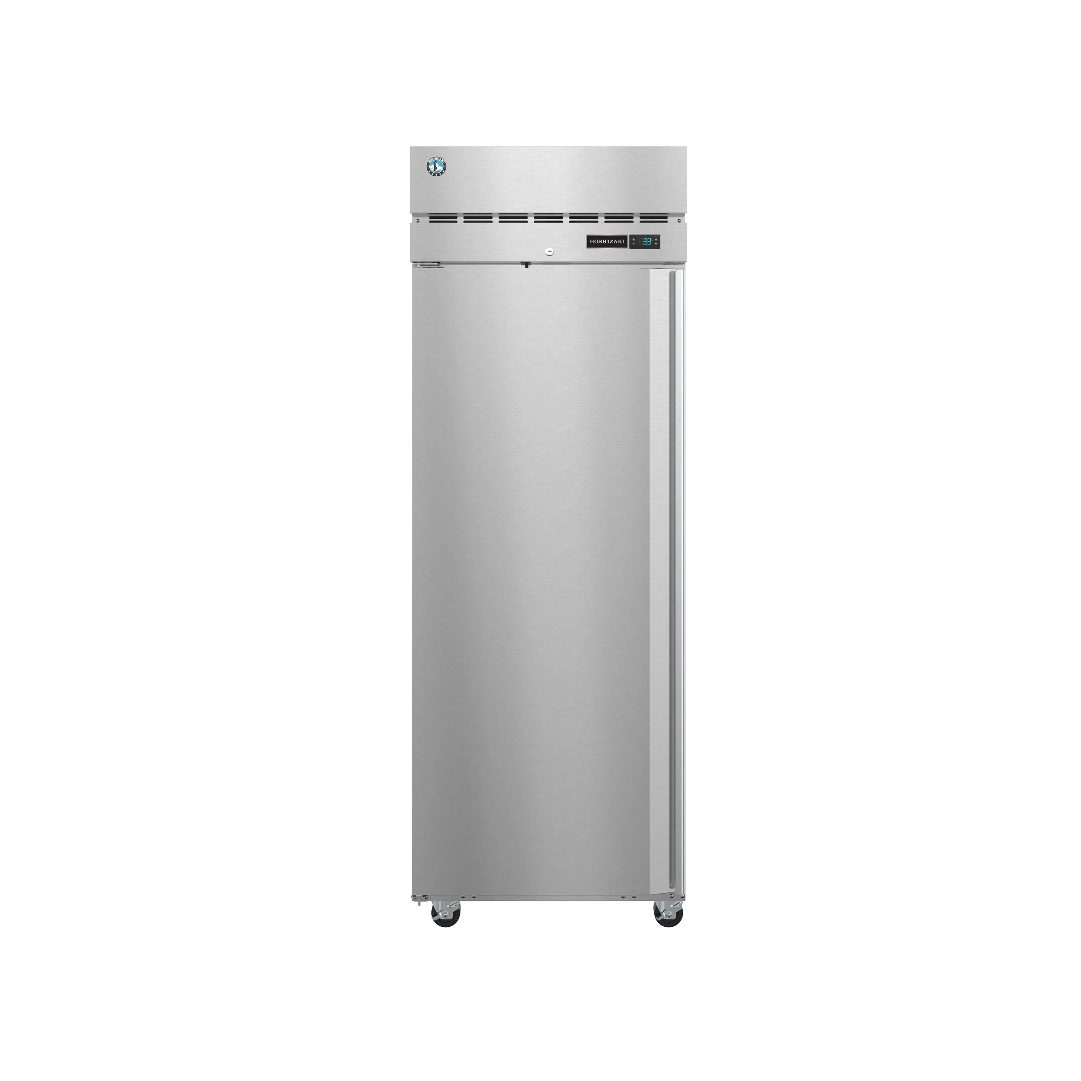 Hoshizaki - R1A-FSL. Commercial 27.5 Solid Door Reach-In Refrigerator - Left Hinged Single Section 23.1cu.ft.