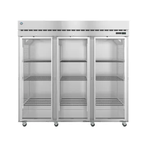 Hoshizaki - R3A-FG. Commercial 82.5 Glass Door Reach-In Refrigerator Three Section 79.03cu.ft.