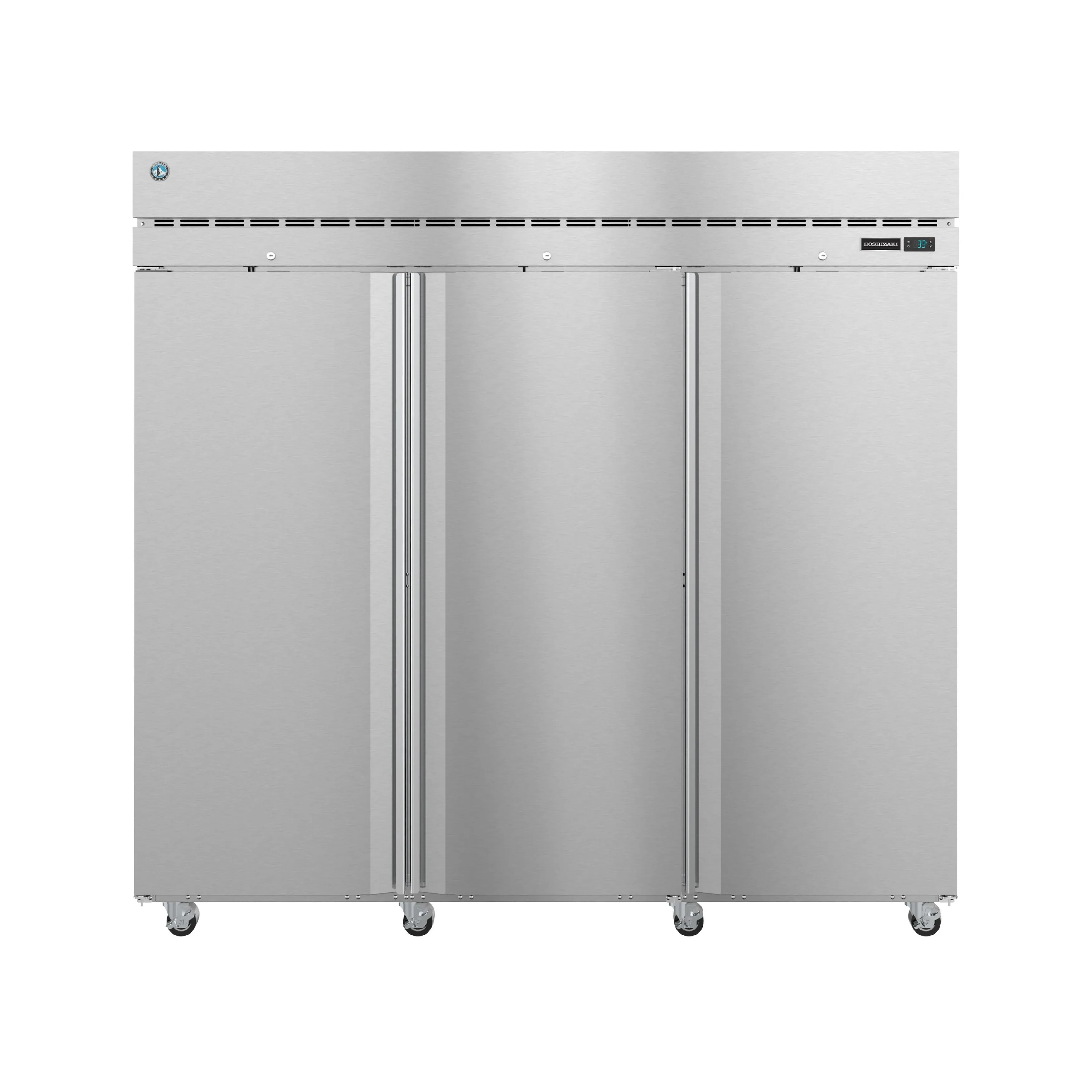 Hoshizaki - R3A-FS. Commercial 82.5 Solid Door Reach-In Refrigerator Three Section 79.03cu.ft.