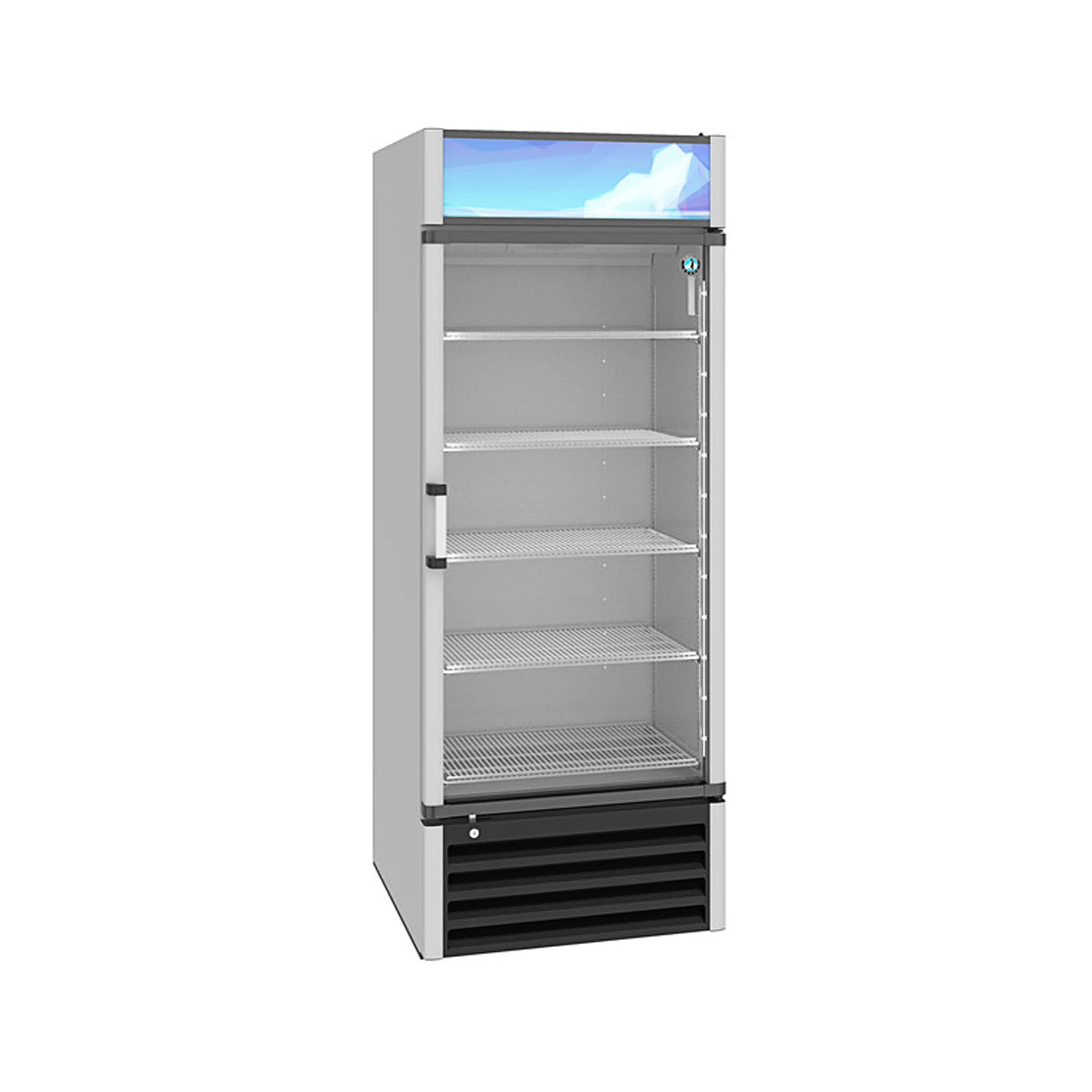Hoshizaki - RM-26-HC. Commercial 30 Hinged Glass Door Refrigerated Merchandiser 26cu.ft.