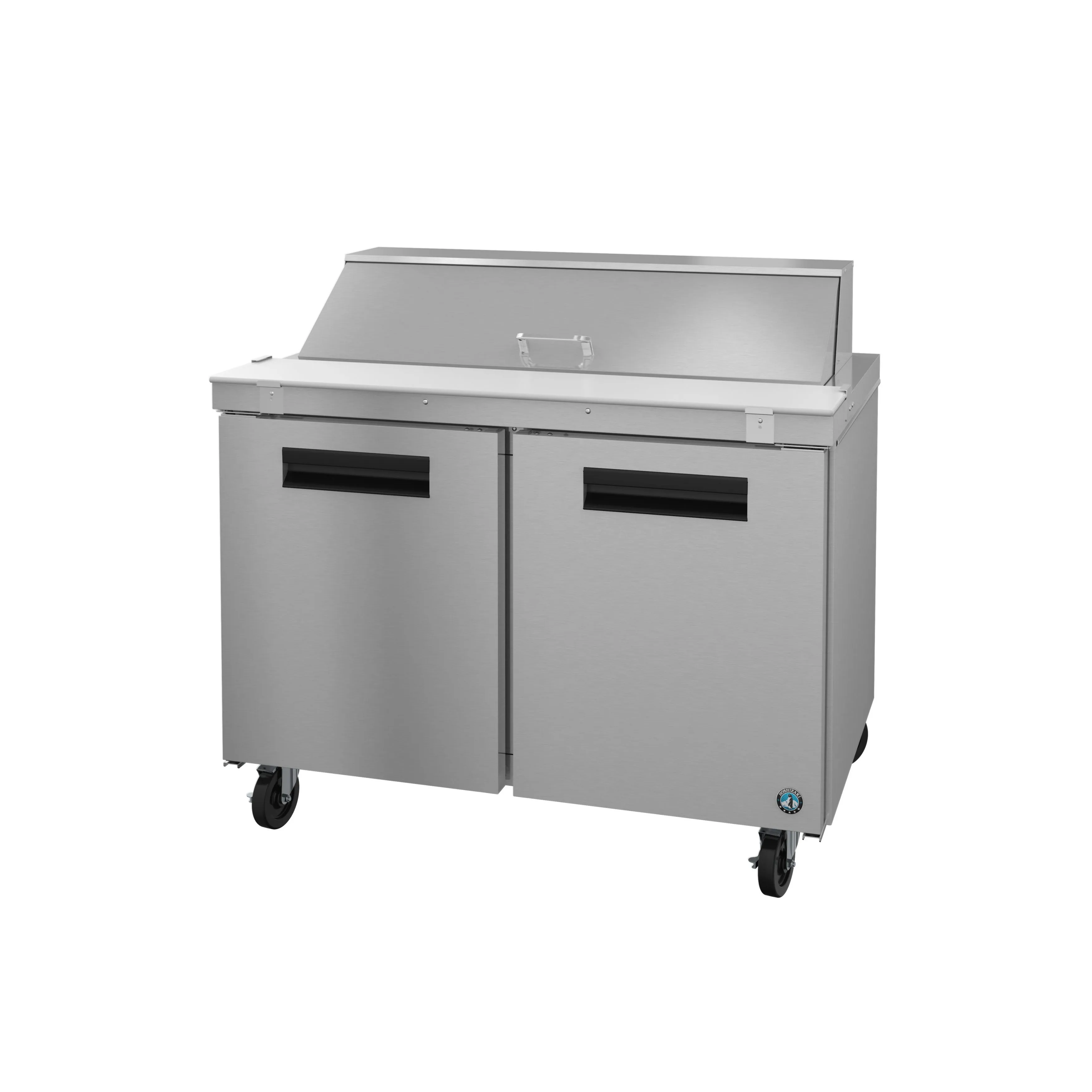 Hoshizaki - SR48B-12. Commercial 48 Sandwich Top Prep Refrigerator with 2 Doors 11.95cu.ft.