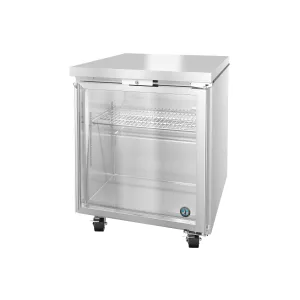 Hoshizaki - UR27B-GLP01. Commercial 27 Steelheart B Series Glass Door Low Profile Undercounter Refrigerator 6.21cu.ft.