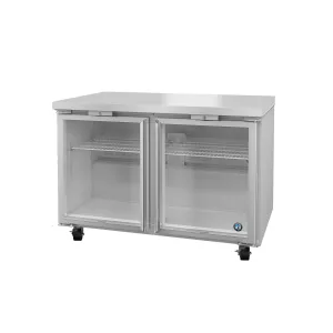 Hoshizaki - UR48B-GLP01. 48 Steelheart B Series Glass Door Undercounter Refrigerator 12cu.ft.