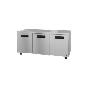 Hoshizaki - UR72B-01. Commercial  72 3 Door Undercounter Refrigerator 18.27cu.ft.