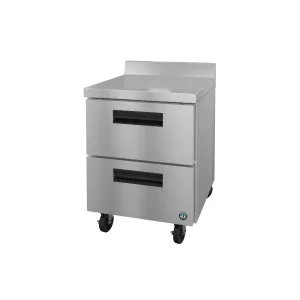 Hoshizaki - WF27B-D2. Commercial 27 Steelheart B Series Two Drawer Worktop Freezer 6.21cu.ft.
