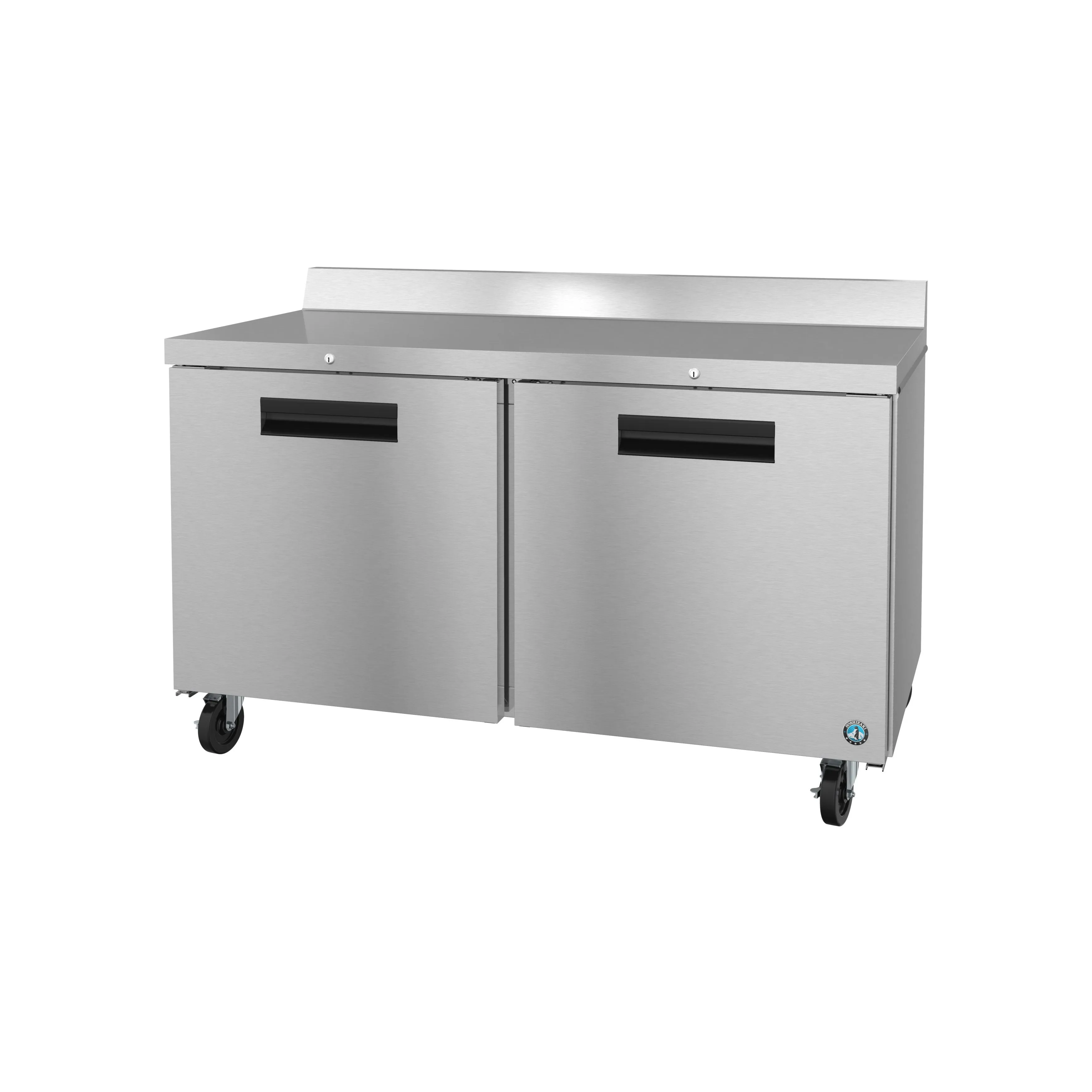 Hoshizaki - WR60A-01. Commercial 60 Two Door Worktop Refrigerator with Locks 15.38 cu. ft.