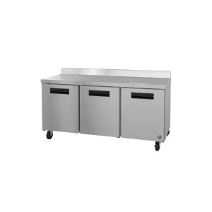 Hoshizaki - WR72B. Commercial 72 Three Section 3 Door Worktop Refrigerator 18.27 cu. ft.