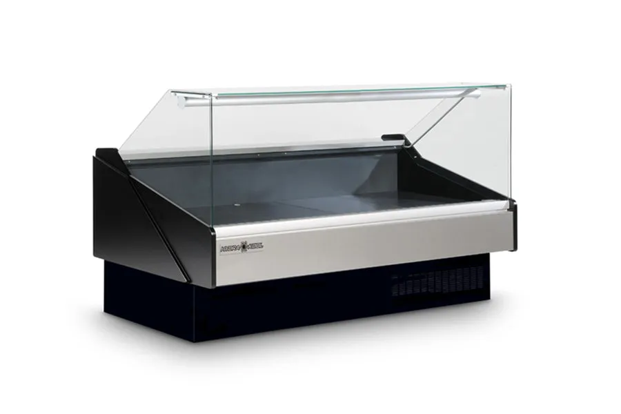 Hydra Kool - KFM-FG-80-R. 80 Flat Glass Deli Case For Fresh Meat Remote