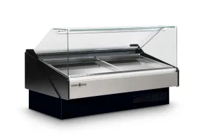 Hydra Kool - KFM-SF-40-R. 40 Flat Glass Seafood Case Remote