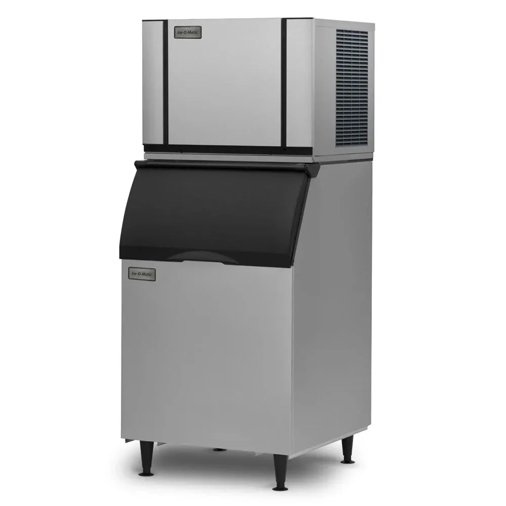 Ice-O-Matic - CIM0330HA/B55PS Commercial 313 lb Half Cube Ice Maker w/ Bin - 510 lb Storage. Air Cooled. 115v