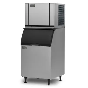 Ice-O-Matic - CIM0330HA/B55PS Commercial 313 lb Half Cube Ice Maker w/ Bin - 510 lb Storage. Air Cooled. 115v