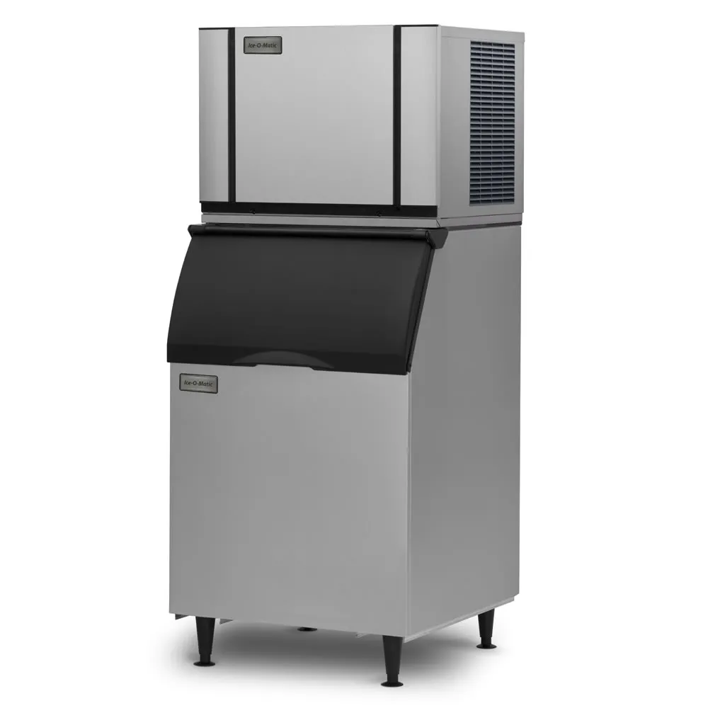 Ice-O-Matic - CIM0530HA/B55PS Commercial 561 lb Half Cube Ice Maker w/ Bin - 510 lb Storage. Air Cooled. 115v