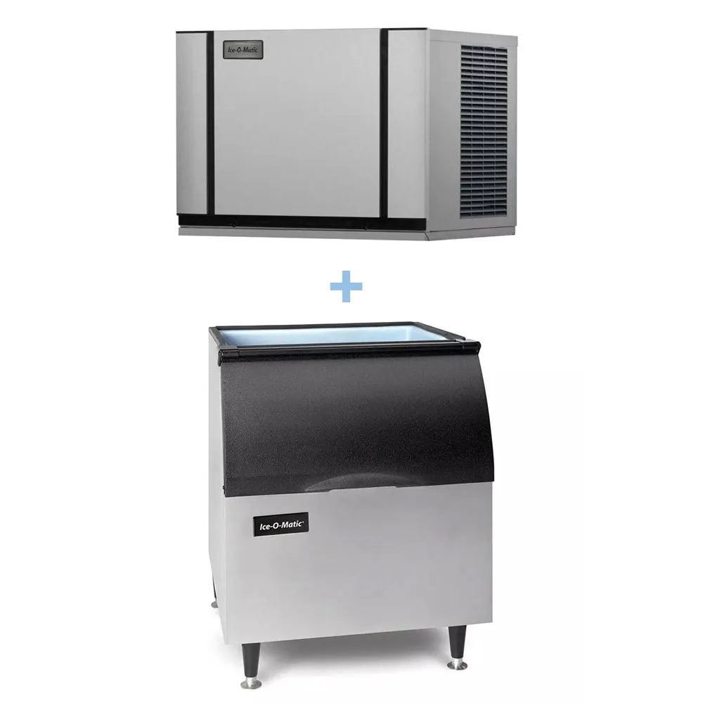 Ice-O-Matic - CIM0636FA/B40PS Commercial 600 lb Full Cube Ice Maker w/ Bin - 344 lb Storage. Air Cooled. 208-230v/1ph