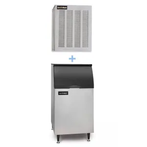 Ice-O-Matic MFI0500A/B42PS 540 lb Flake Ice Maker w/ Bin - 351 lb Storage. Air Cooled. 115v