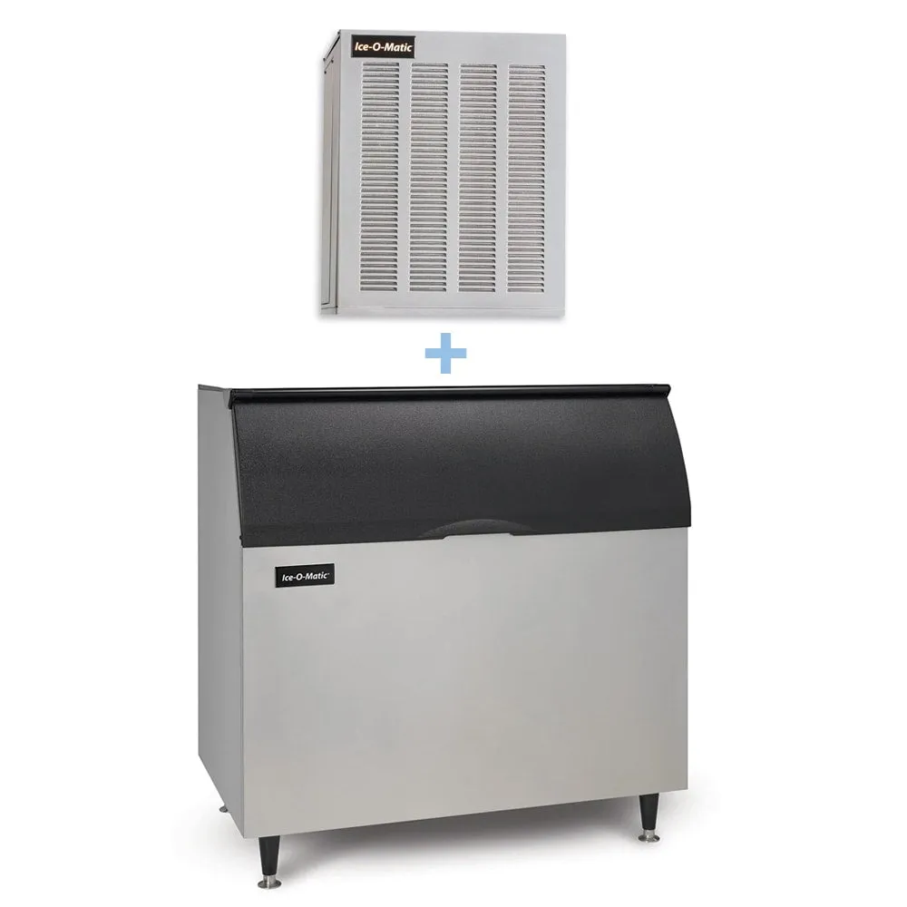 Ice-O-Matic MFI0800A/B110PS 900 lb Flake Ice Maker w/ Bin - 854 lb Storage. Air Cooled. 115v