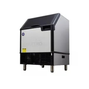 Icetro - IU-0170-AC. Commercial 77lbs Undercounter Air Cooled Ice Machine Ice Cube & Half Cube Maker