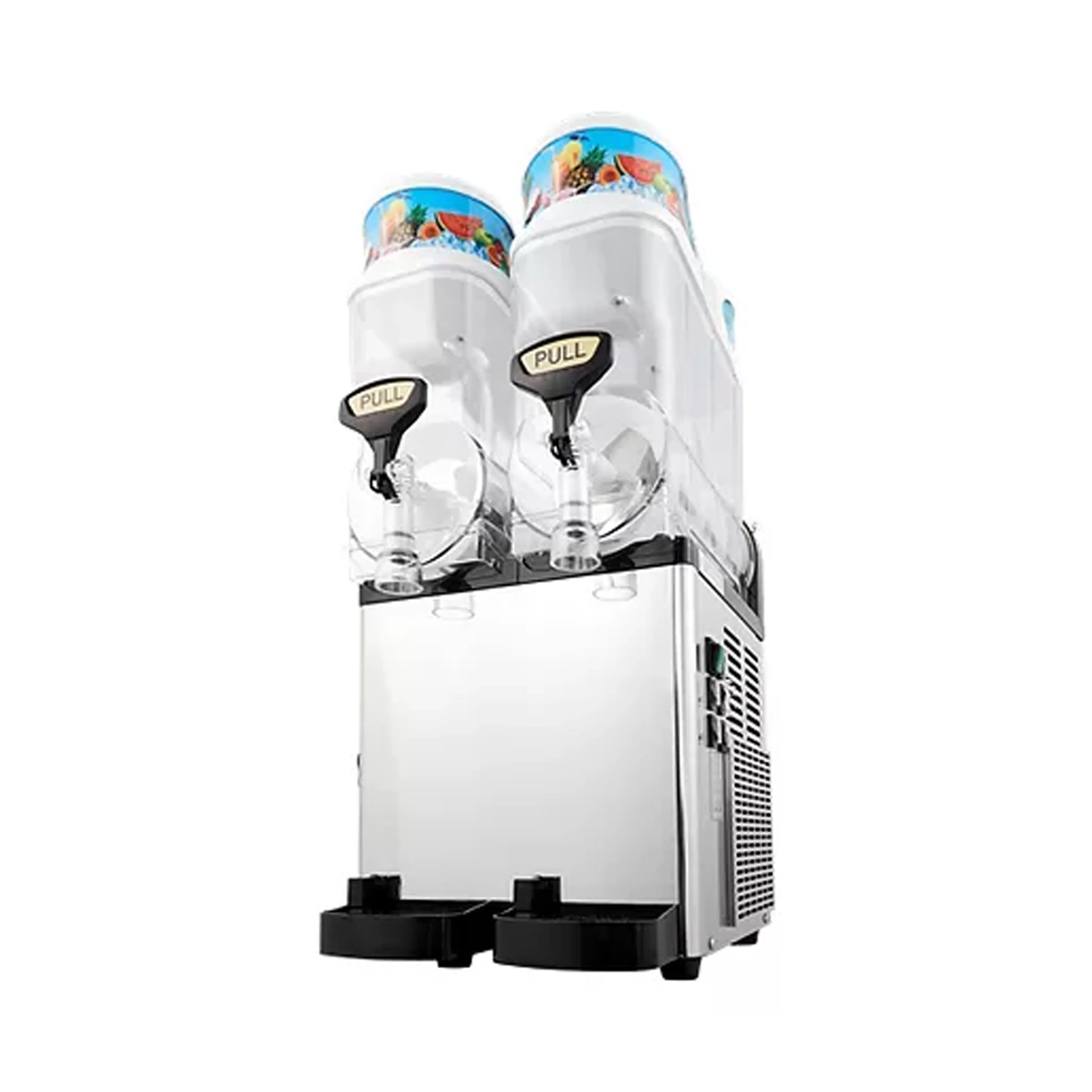 Icetro - SSM-280. Commercial Double 3.2 Gallon Granita Slushy Frozen Margarita Beverage Machine