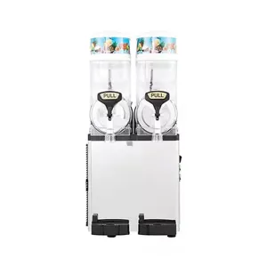 Icetro - SSM-280. Commercial Double 3.2 Gallon Granita Slushy Frozen Margarita Beverage Machine
