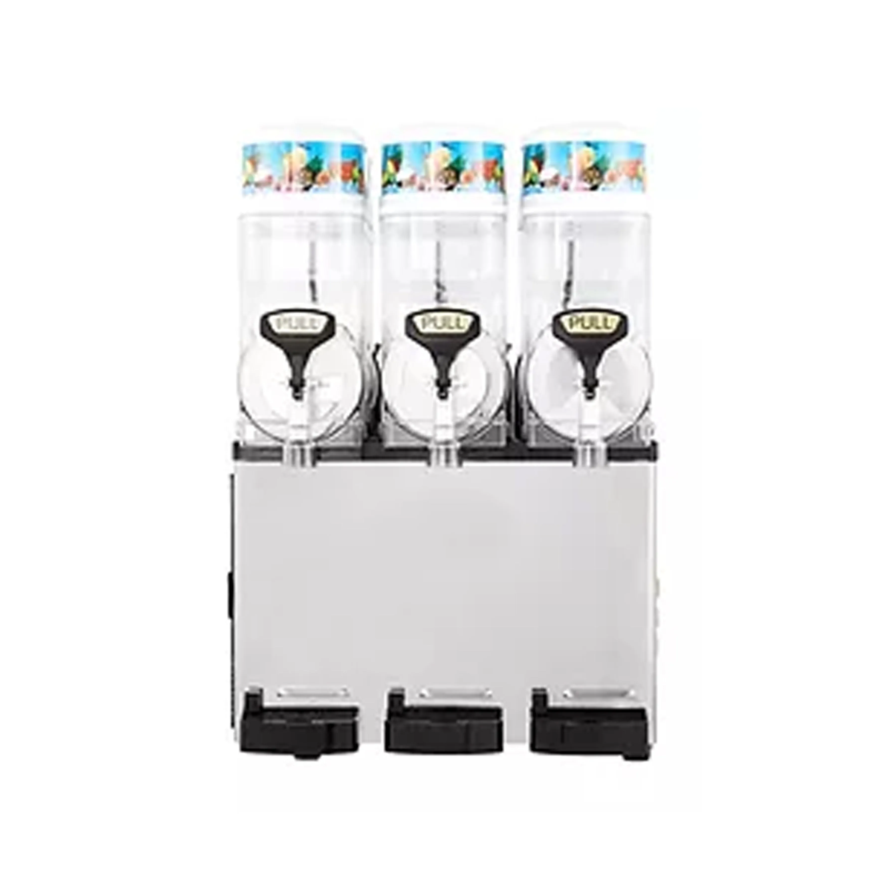 Icetro - SSM-420. Commercial Triple 3.2 Gallon Granita Slushy Frozen Margarita Beverage Machine