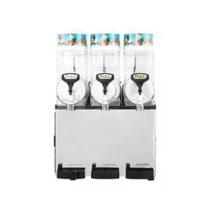 Icetro - SSM-420. Commercial Triple 3.2 Gallon Granita Slushy Frozen Margarita Beverage Machine