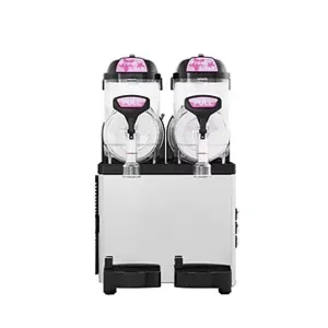 Icetro - SSM-52. Commercial Dual 2 Gallon Granita Slushy Frozen Margarita Beverage Machine