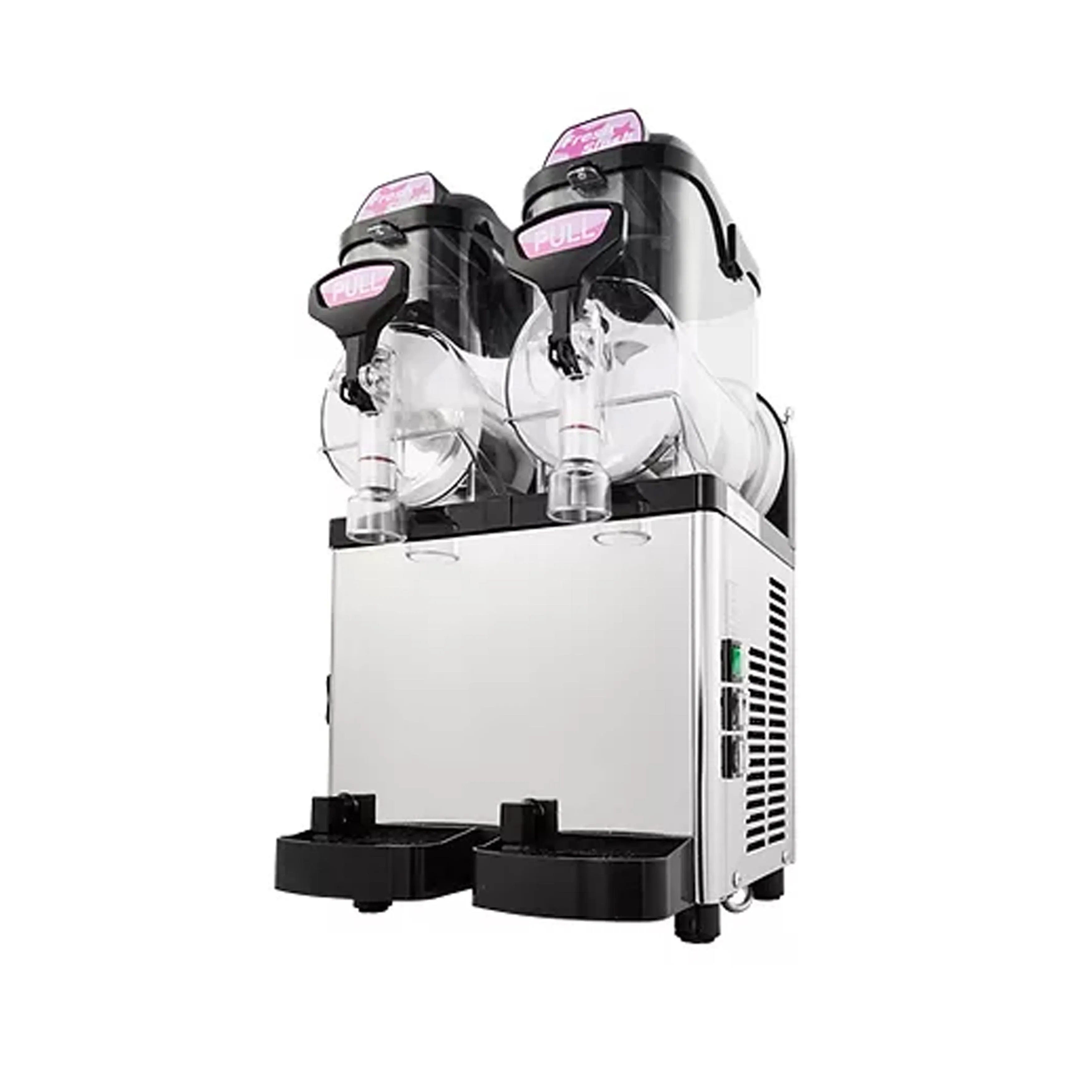 Icetro - SSM-52. Commercial Dual 2 Gallon Granita Slushy Frozen Margarita Beverage Machine