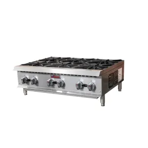 IKON - IHP-6-36. 36 Gas Hot Plates With 6 Burners 25.000 BTU Each
