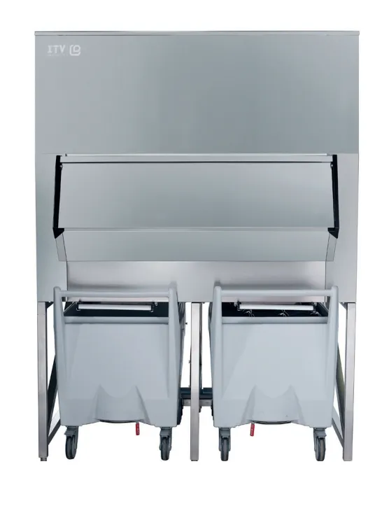 ITV - BIN SCD-1800. Double Cart Ice Transport Systems For ITV Ice Makers 1790lbs